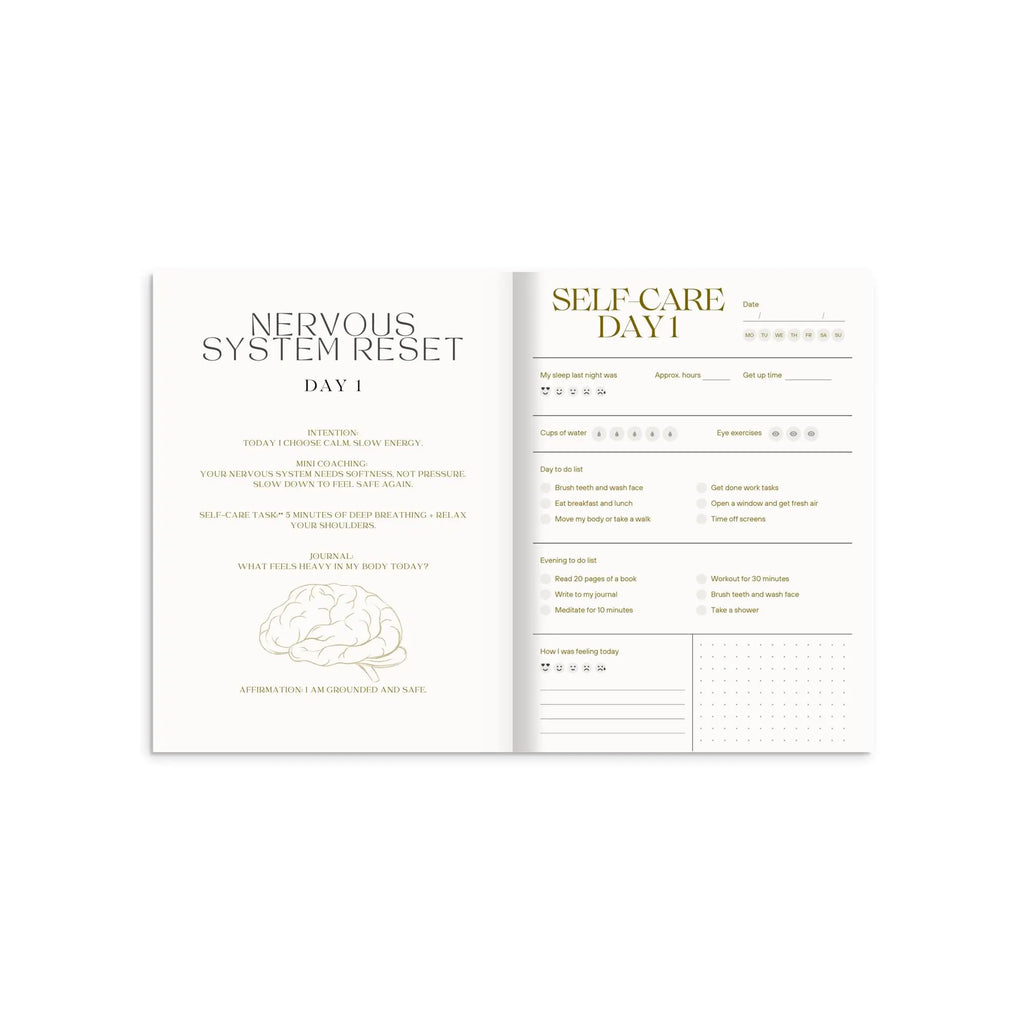 30-Day Soft Life Self-Care Reset Planner