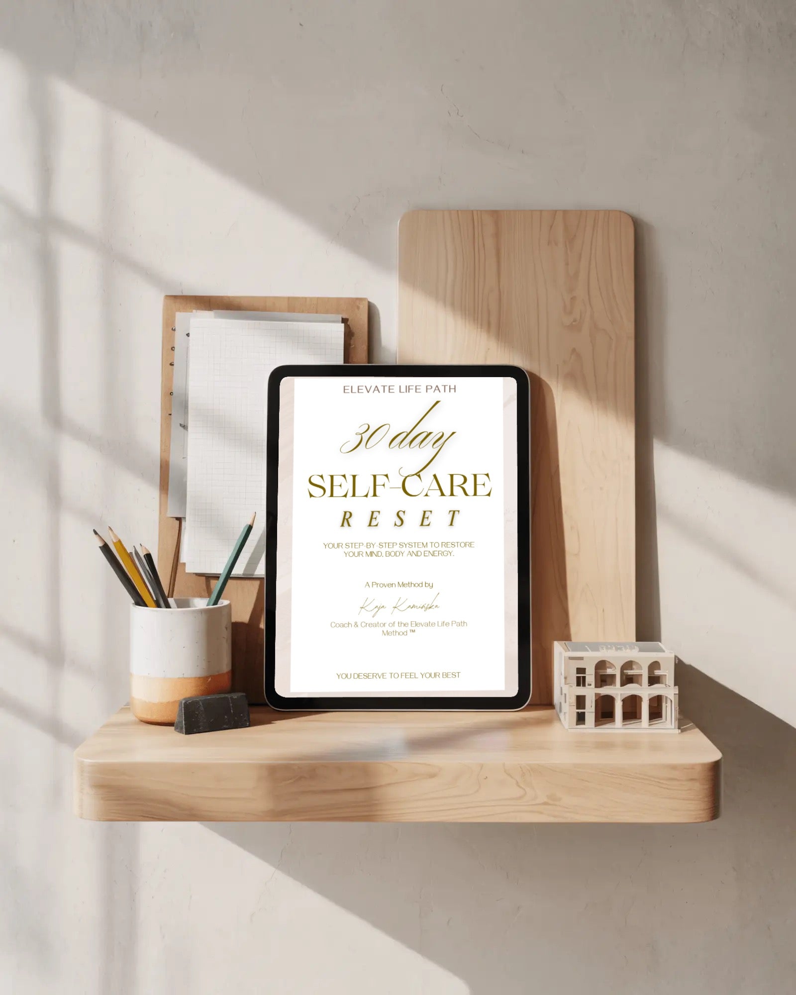 30-Day Soft Life Self-Care Reset Planner