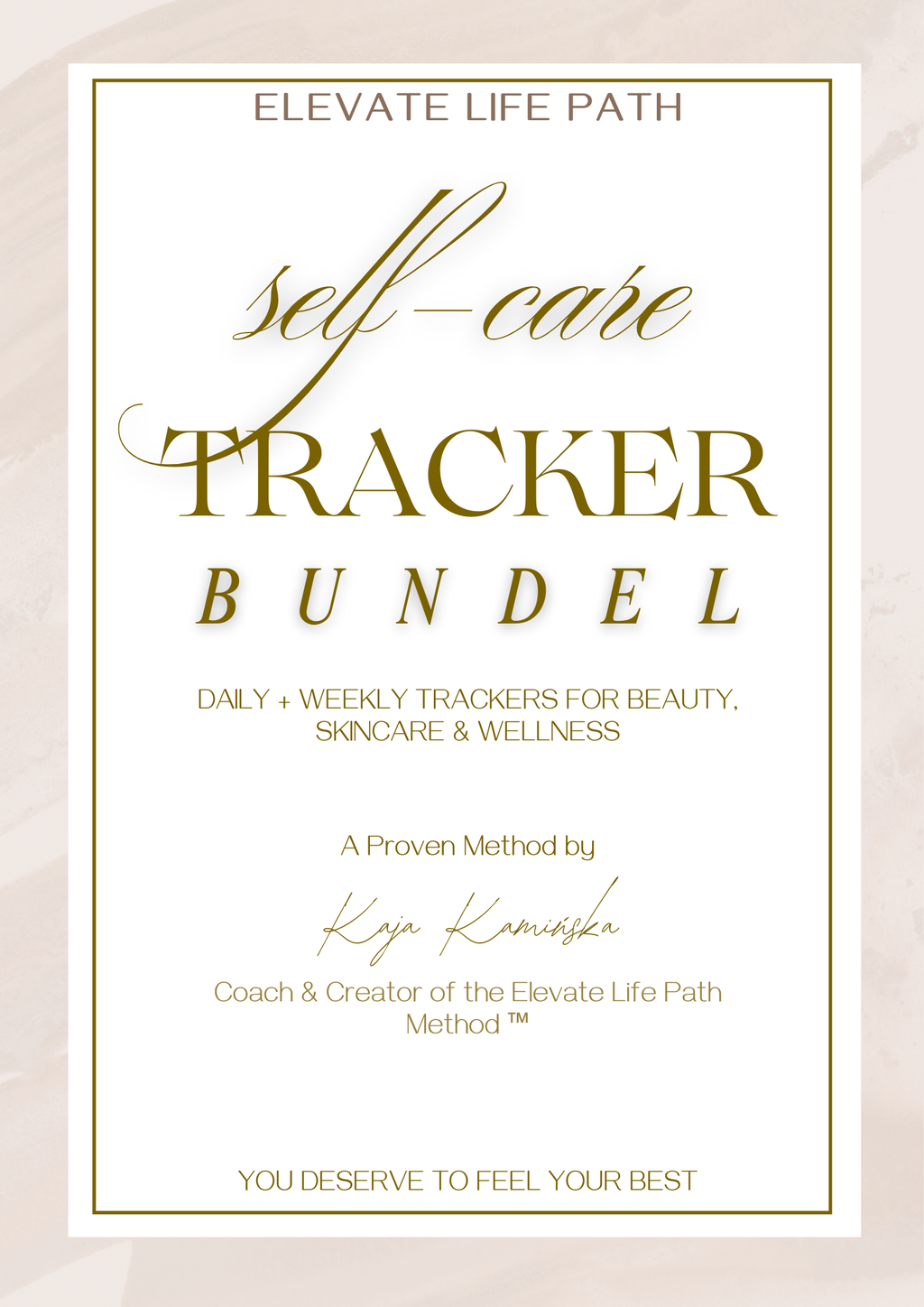 Soft Life Beauty & Self-Care Tracker Bundle