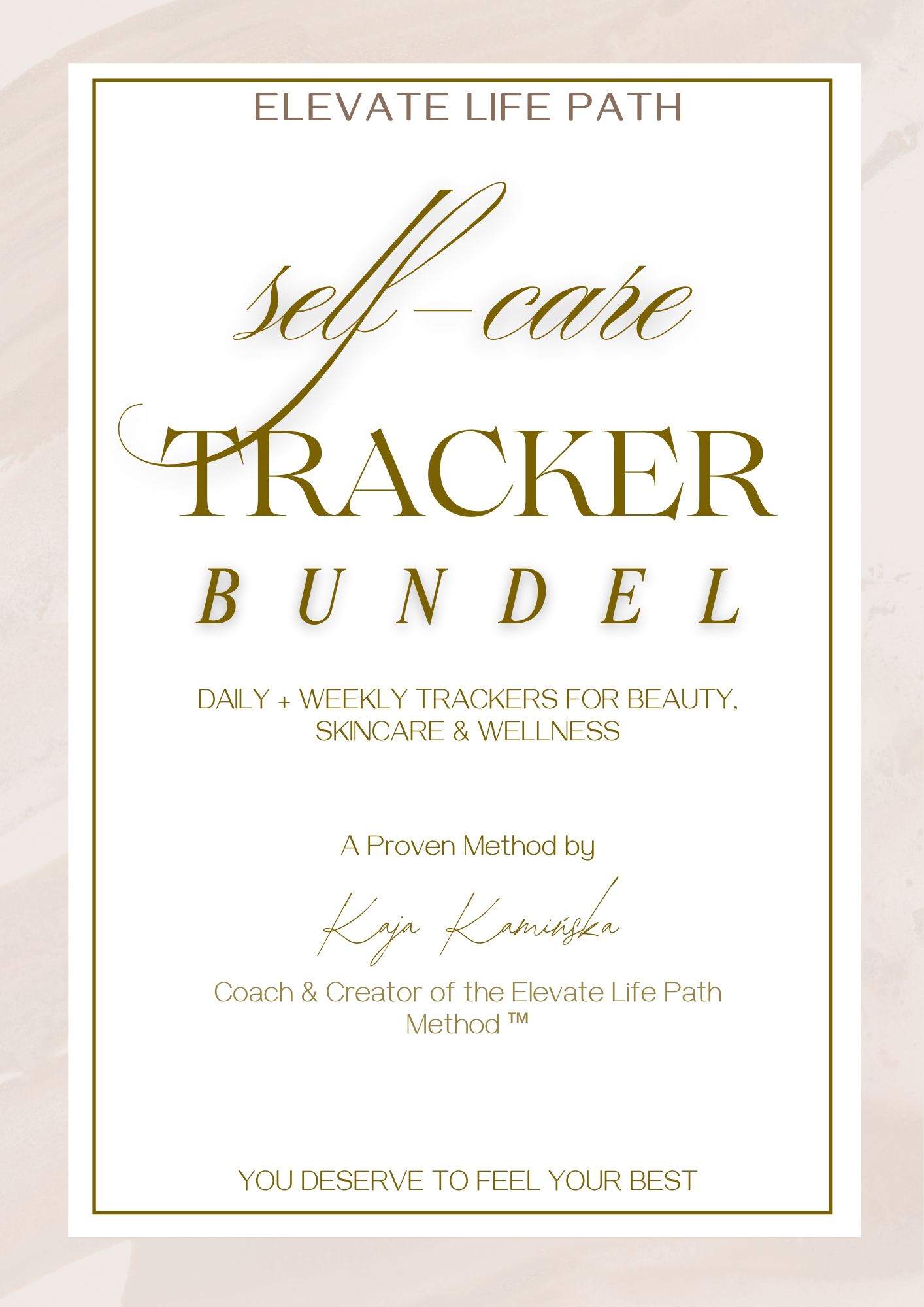 Soft Life Beauty & Self-Care Tracker Bundle